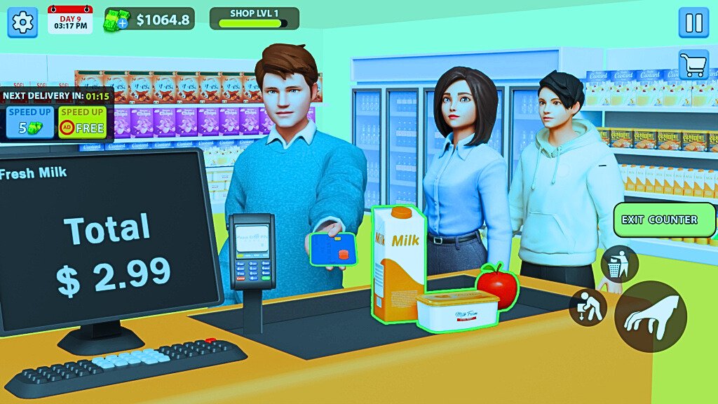 Simulator Toko Supermarket Mod APK v1.0 (Unlimited Money)