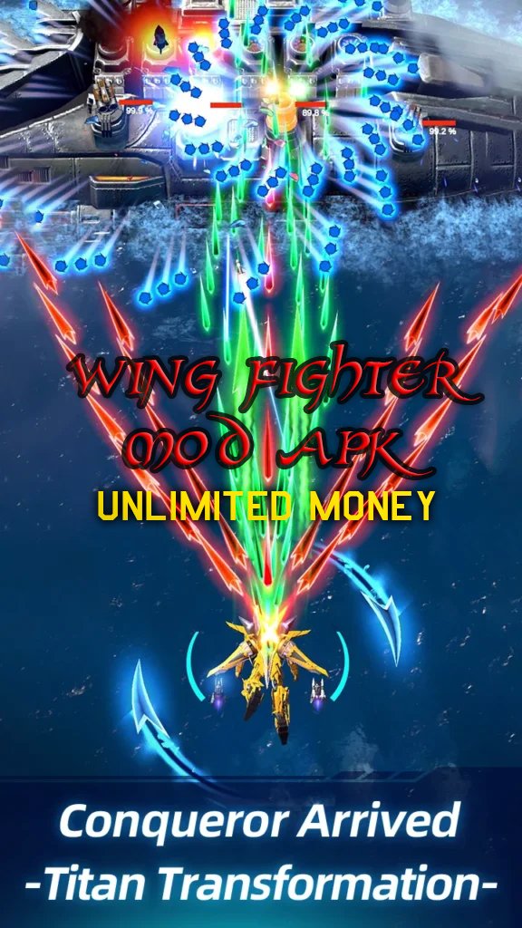 Wing Fighter Mod APK Action Game with Unlimited Money