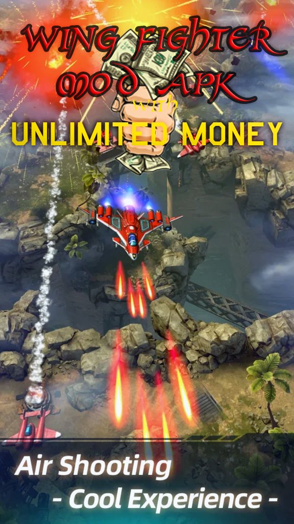 Wing Fighter Mod APK Action Game with Unlimited Money 